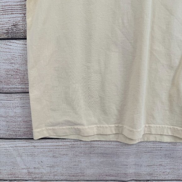 Sixelar Beverly Hills Lord Forgive Me T-Shirt Adult Size Large Cream - Picture 5 of 9